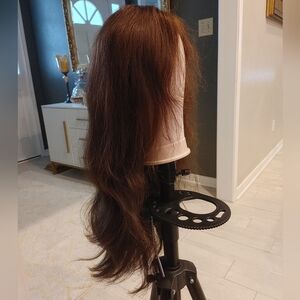 SoHygge 100% Human Hair HD Lace Wig 28" Chocolate Brown Pre Plucked Bleached Kno